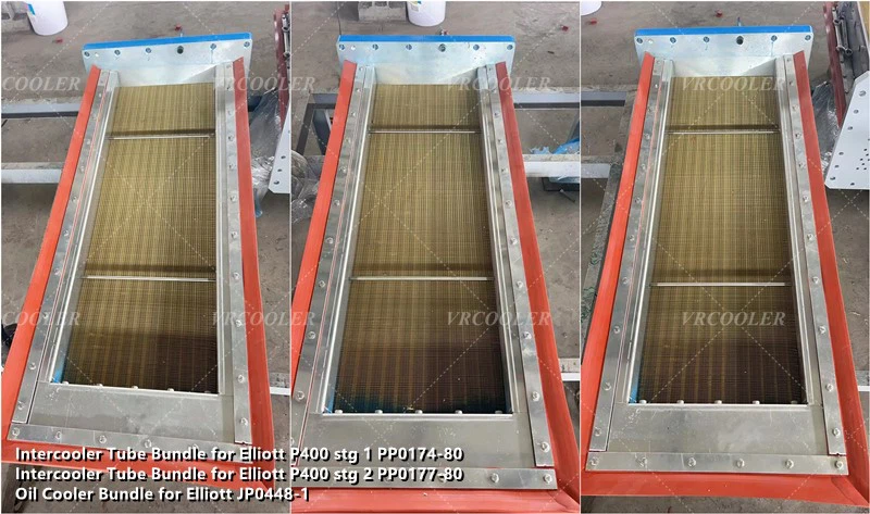 FS-Elliott P400 Intercooler 1st PP0174-80 2nd PP0177-80 Oil Cooler JP0448-1 FS-Elliott P400 Intercooler 1st PP0174-80 2nd PP0177-80 Oil Cooler JP0448-1
